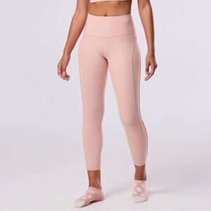 Women's Tavi Pink High-Waisted 7/8 Contour Leggings